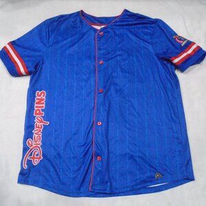 Disney Parks 25th Anniversary Pin Trading Baseball Jersey Adult Large